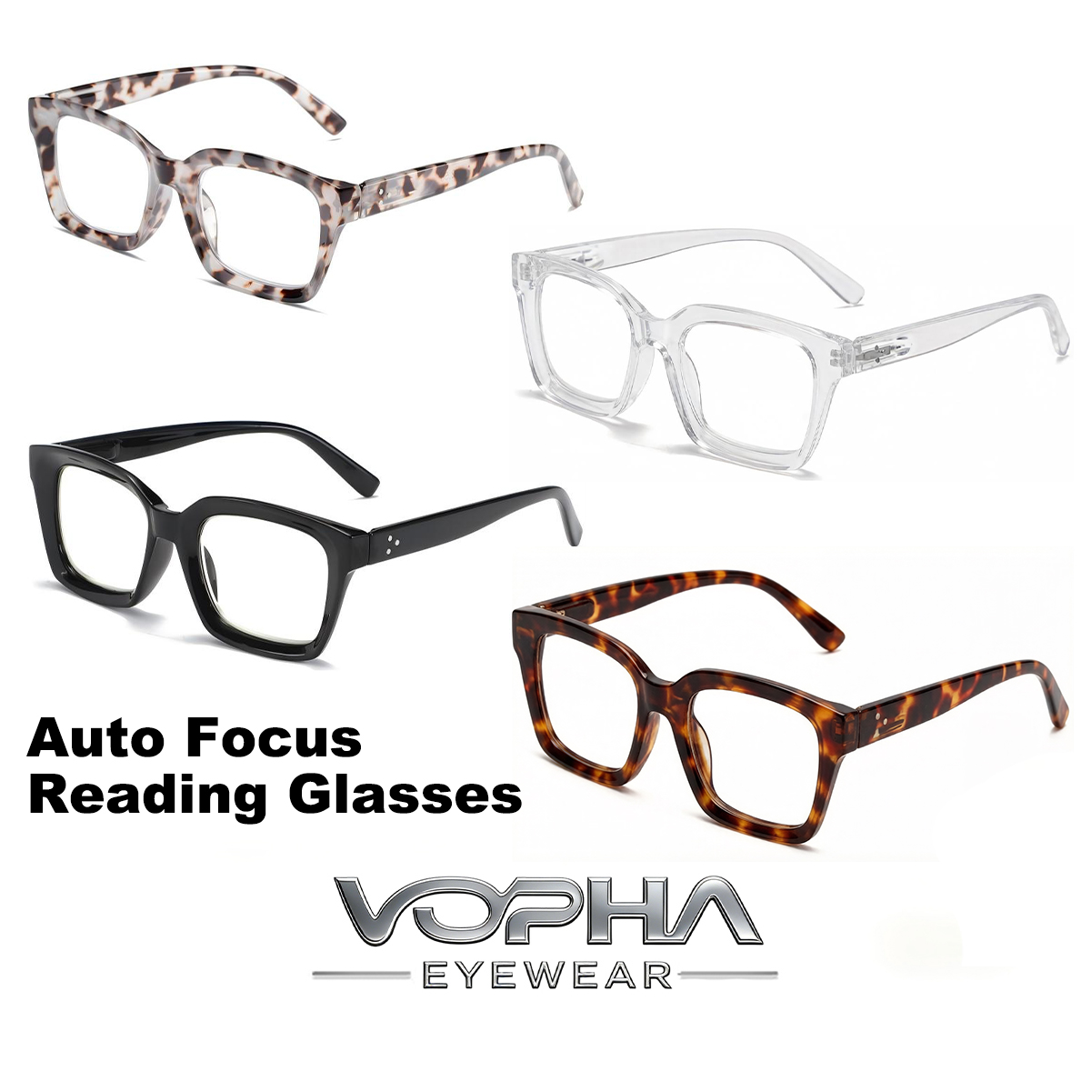 Smart Glasses Lens - Набор из 4 умных очков для
