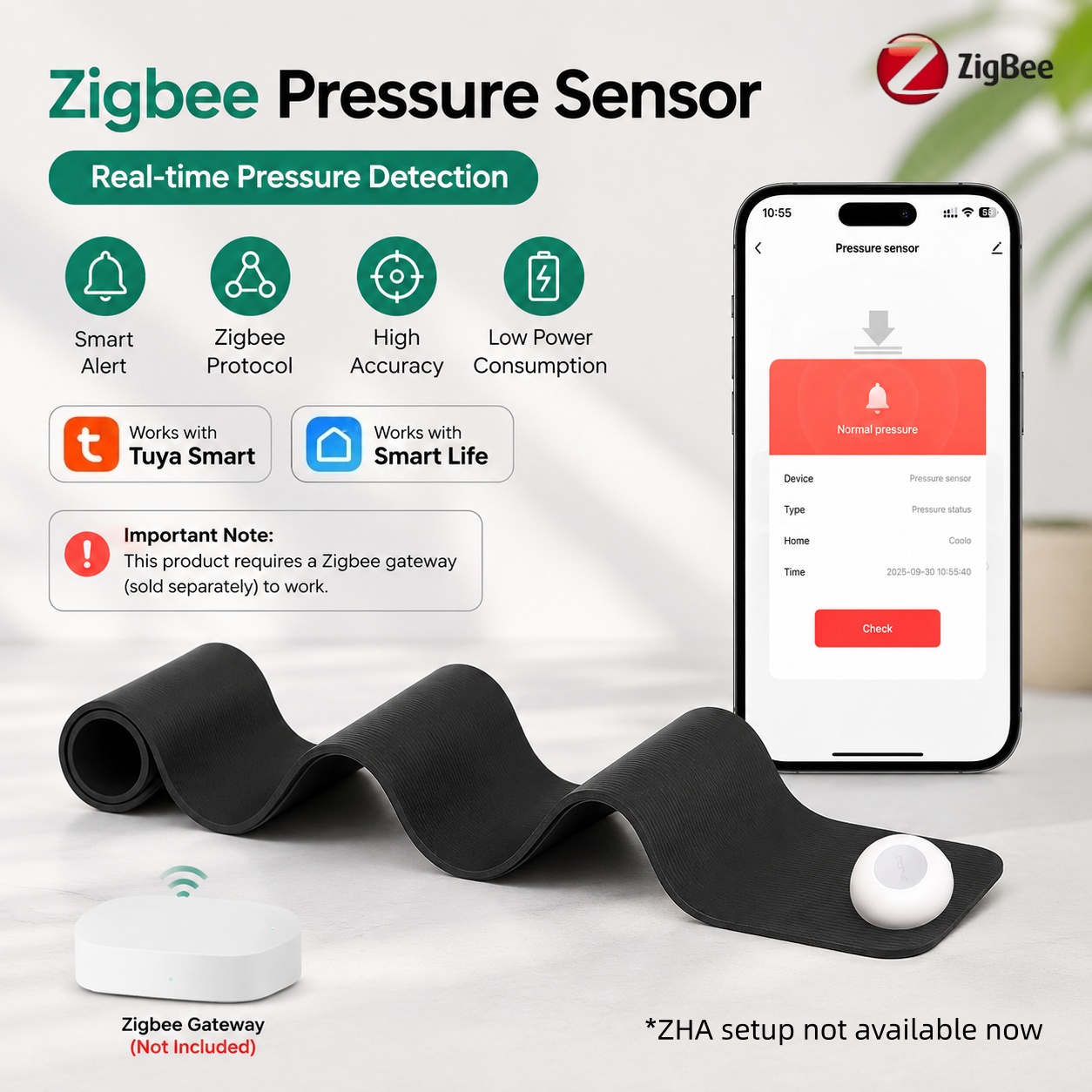 Датчик давления Zigbee с функц – обзор и цена Smart Insole Pressure